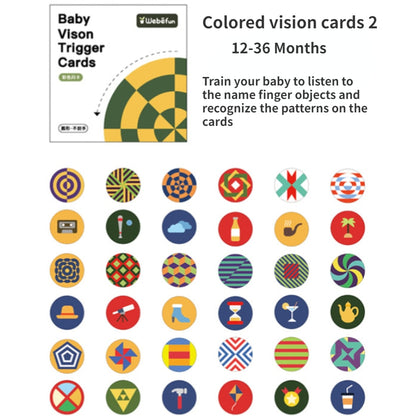 Baby Visual Stimulation Cards Black White High Contrast Flash Cards