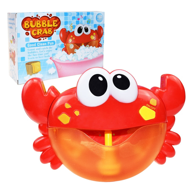 Bubble Crabs Baby Bath Toy (Plays 12 catchy nursery rhymes!)