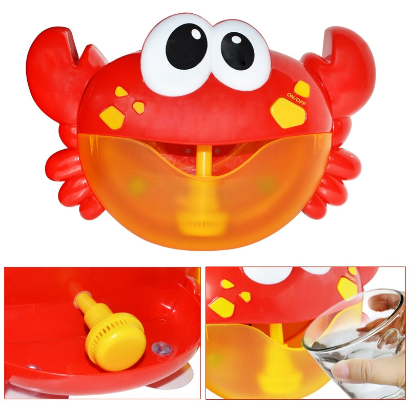 Bubble Crabs Baby Bath Toy (Plays 12 catchy nursery rhymes!)