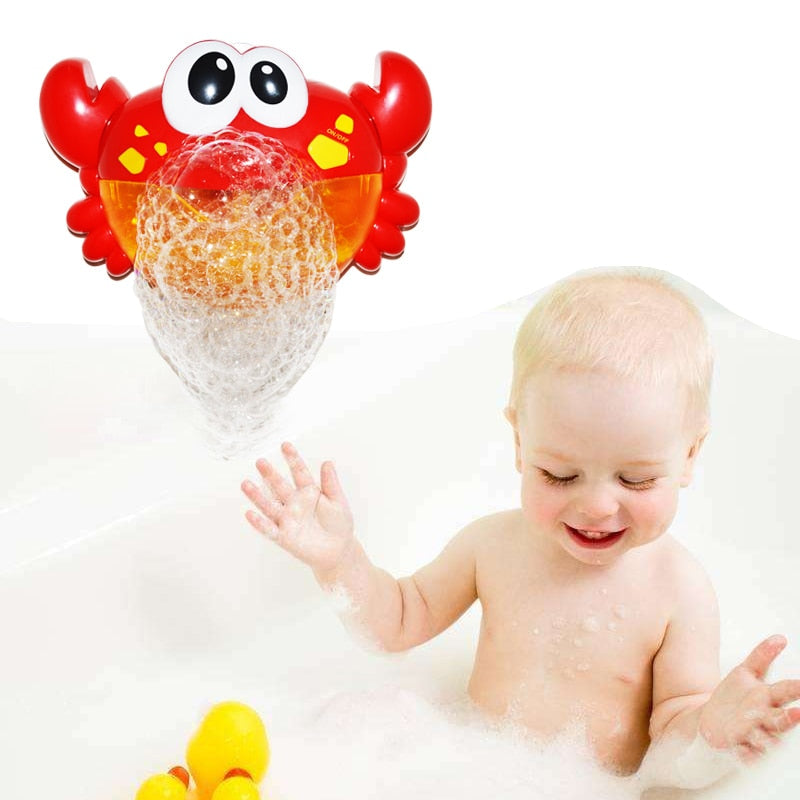 Bubble Crabs Baby Bath Toy (Plays 12 catchy nursery rhymes!)