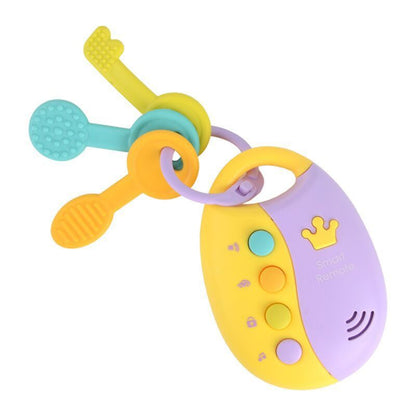 Baby Toy Musical Cartoon Car Key Vocal Smart Remote Car Voices