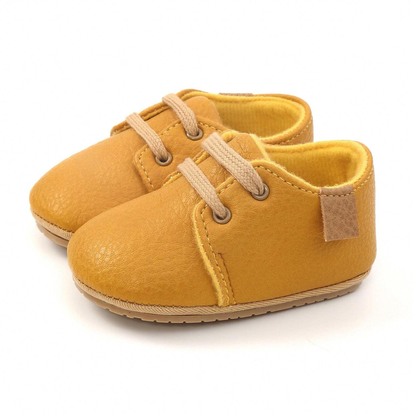 New Baby Shoes Retro Leather Boy Girl Shoes Multicolor Toddler Rubber Sole Anti-slip First Walkers Infant Newborn Moccasins